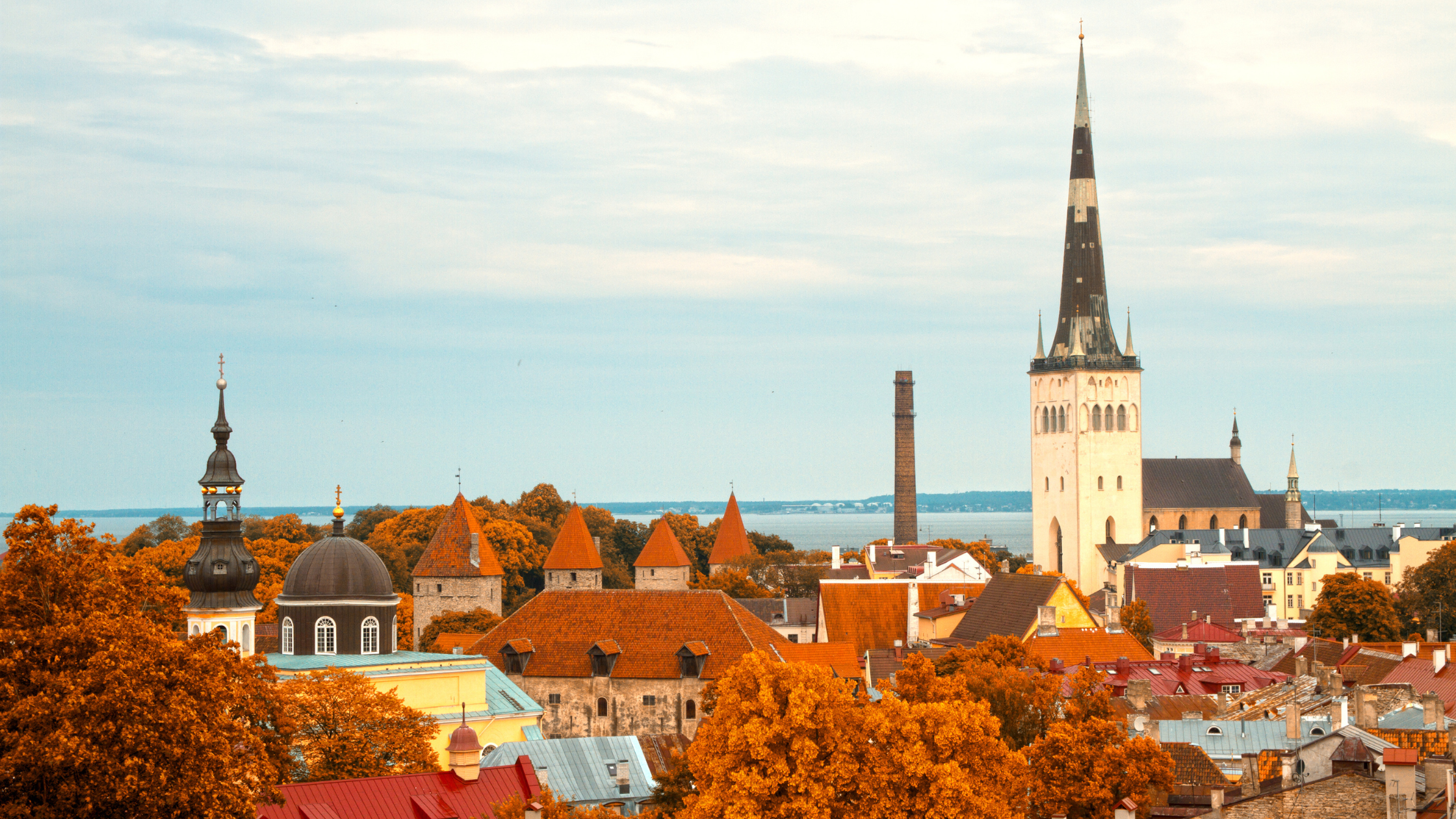Otoño en Tallin, Estonia