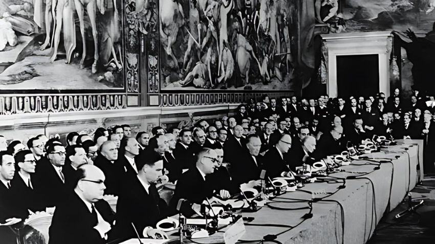 The Treaty of Rome, signed on March 25, 1957, established the European Economic Community (EEC)