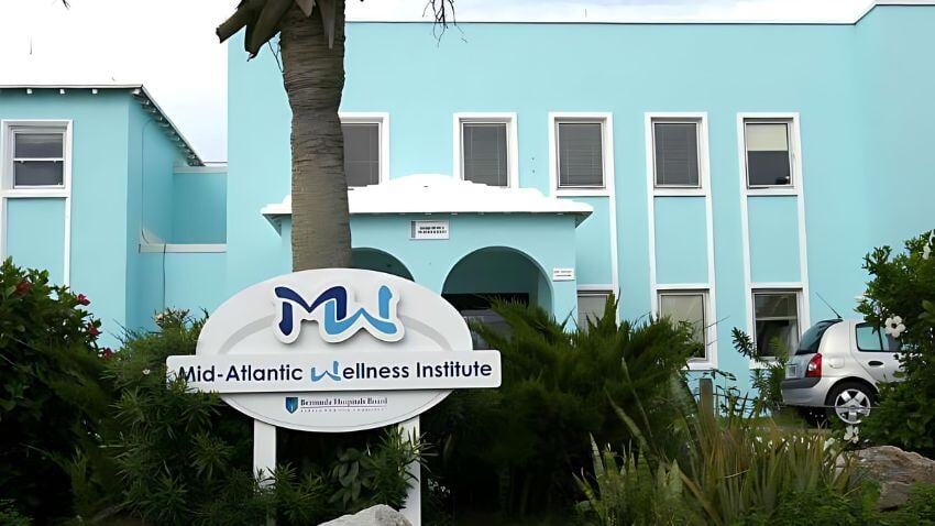 O Mid-Atlantic Wellness Institute, o único hospital psiquiátrico de Bermuda, foca na saúde mental, incluindo psiquiatria e deficiência intelectual, além de tratar diabetes e endocrinologia