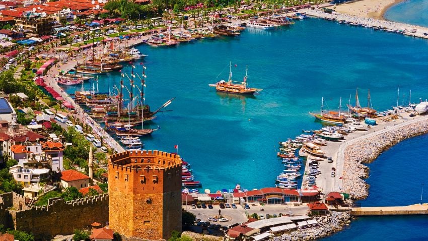Alanya, Turkey - Life in Alanya has a relaxed pace with a wide variety of leisure activities, from days spent on sandy beaches to exploring natural wonders