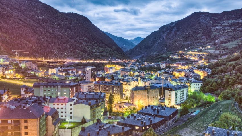 Andorra é um lugar seguro para viver com baixo custo de vida para nômades digitais