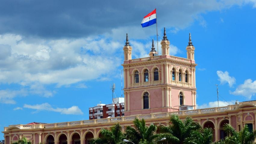 Sede do governo em Assunção, Paraguai