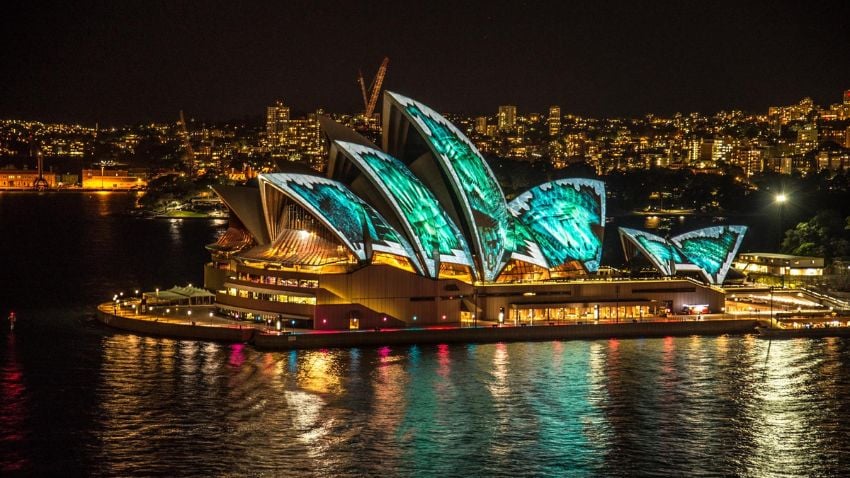 The Opera House could be one of your backgrounds while working remotely in Australia