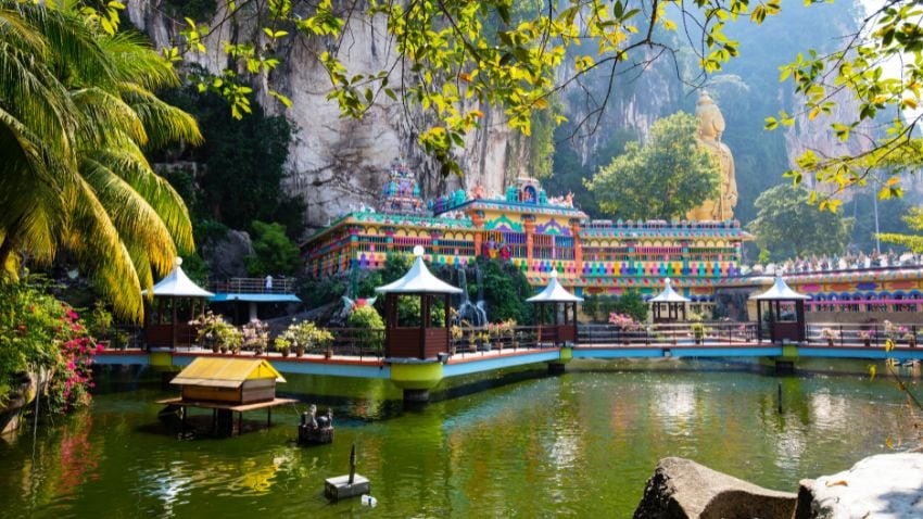 Batu Caves is one of the most popular religious tourism destinations