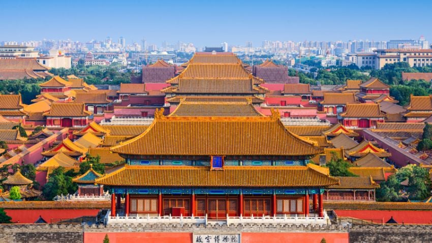 Forbidden City in Beijing, China 