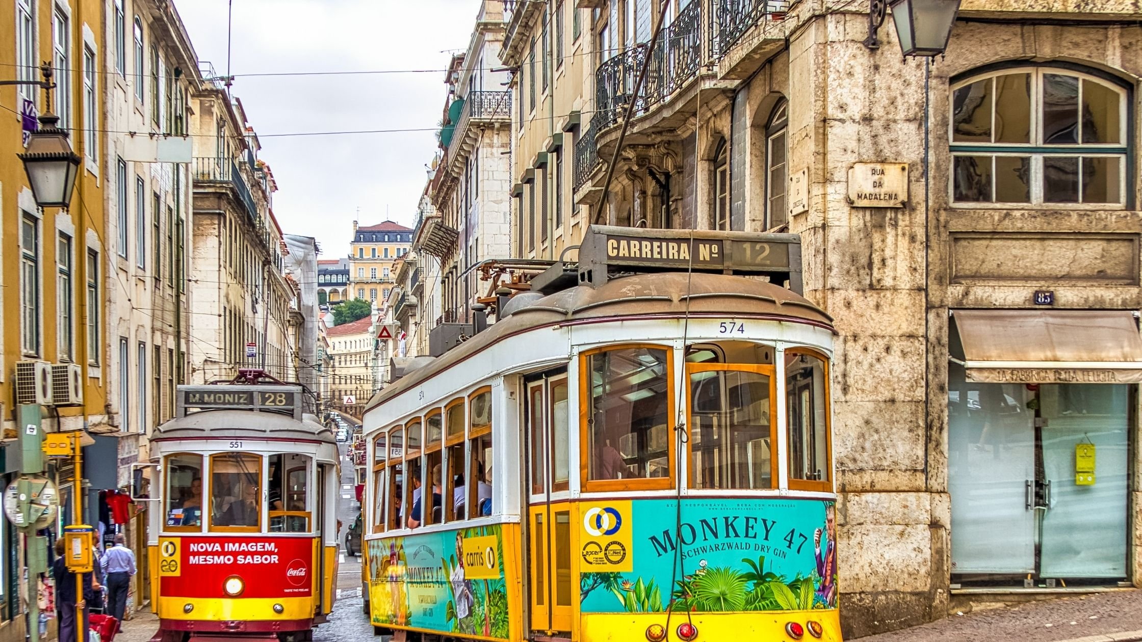 Cable cars in Portugal