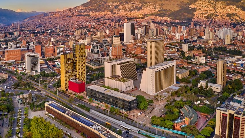 Center of Medellin, Colombia