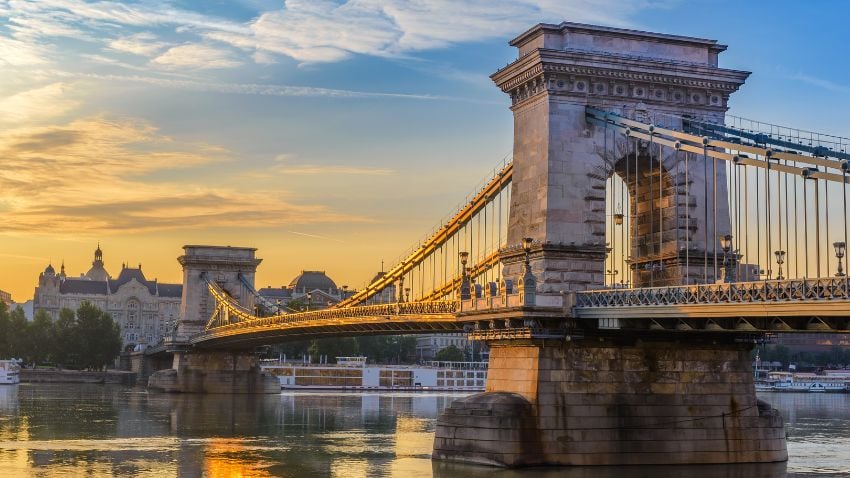 Puente de las Cadenas, Budapest, Hungría