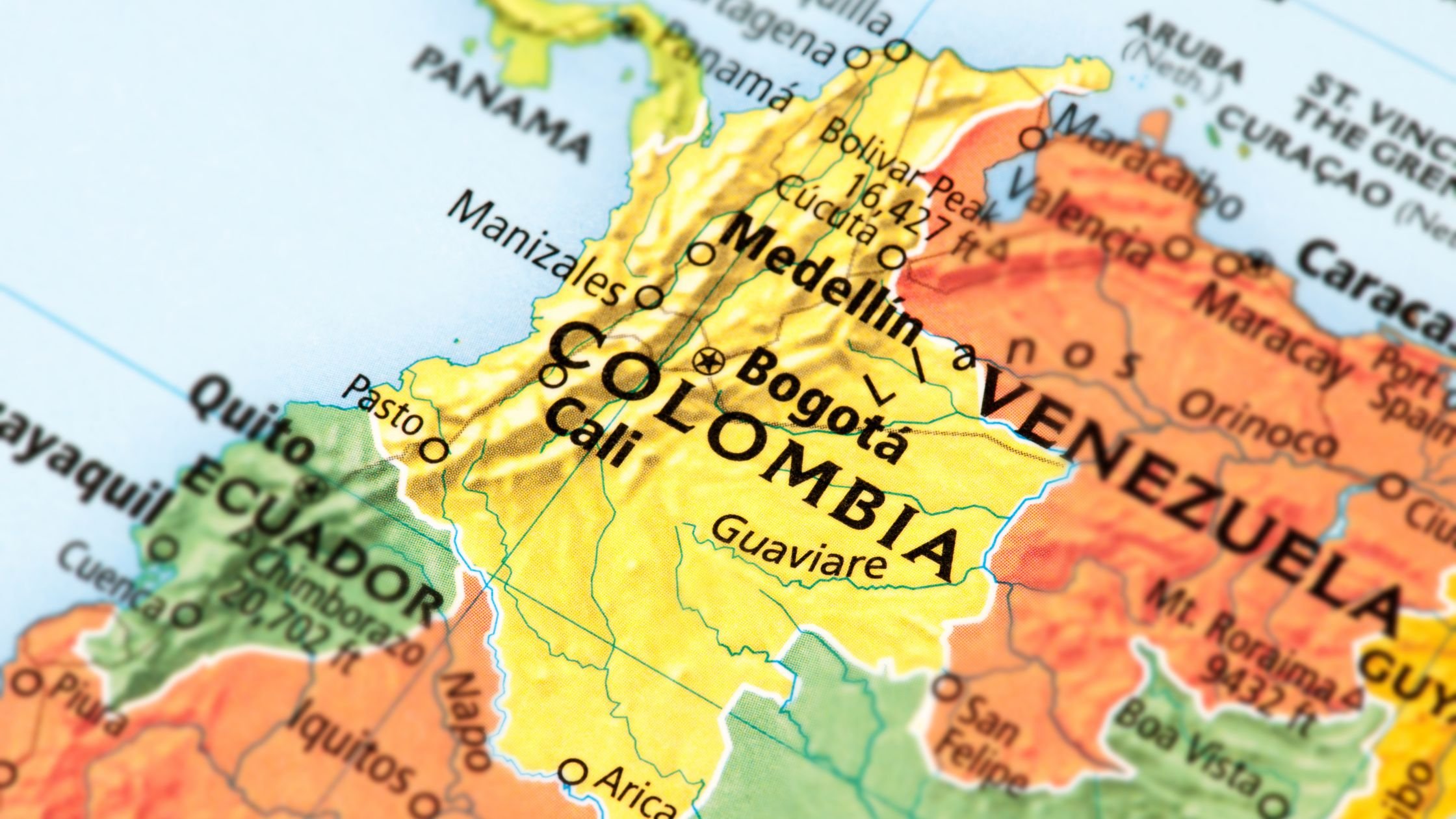 Map of Colombia - With the appropriate documentation and a clear understanding of the visa requirements, you can transition smoothly from being a non-citizen to enjoying the benefits and experiences of life as a Colombian resident.