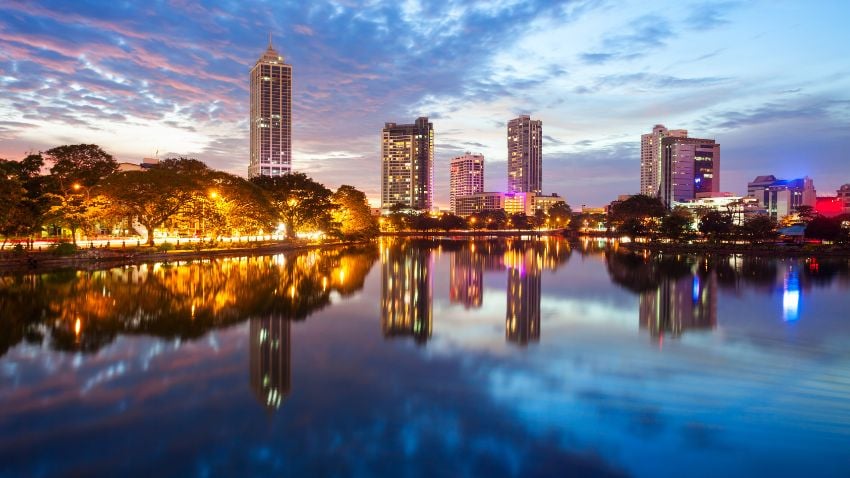 Colombo, la ciudad más grande de Sri Lanka, es la opción más popular para los nómadas digitales