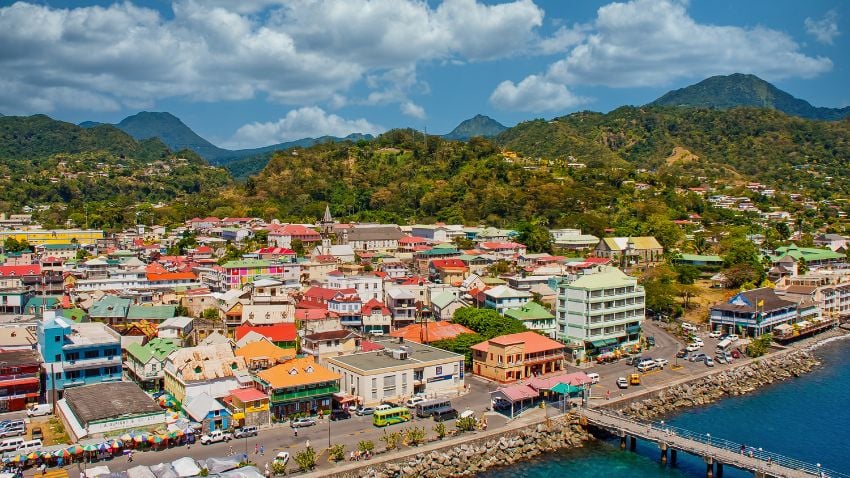 Dominica is one of the cheapest countries in the Caribbean to live with your digital nomad visa