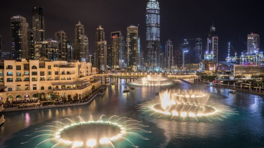 Dubai Fountains, Dubai, UAE