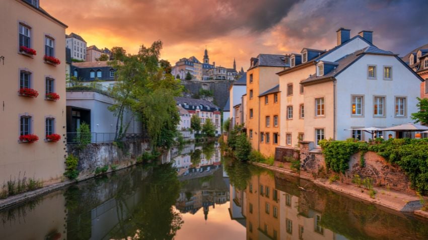 Com o seu visto gold pode desfrutar do acolhedor bairro do Luxemburgo
