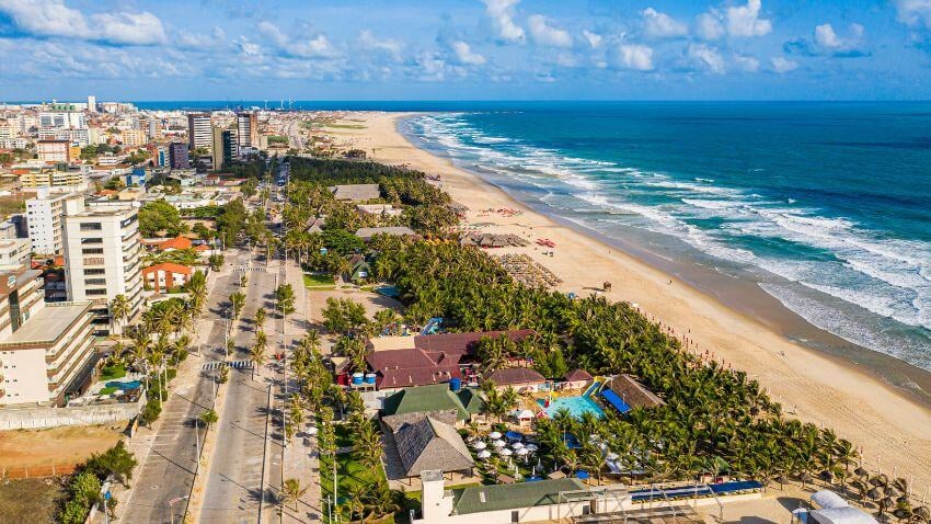 Futuro beach in Fortaleza, Ceará