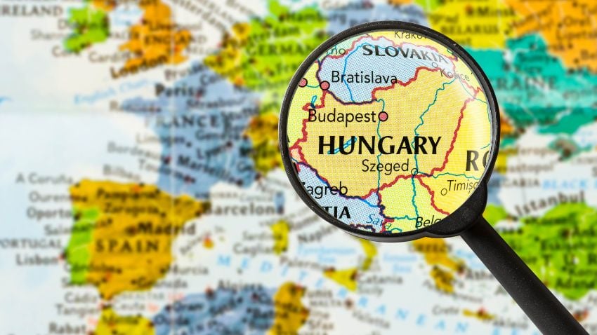 Hungary on Map