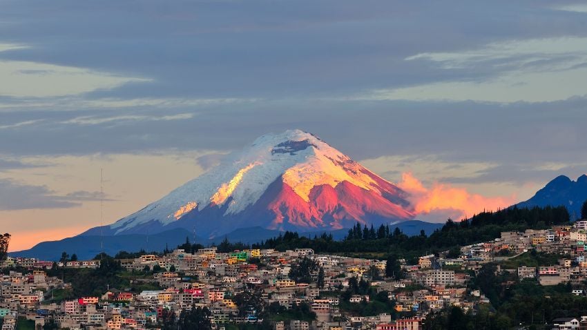 If you have the nerve to climb to nearly 5,900 metres, Cotopaxi, one of the highest active volcanoes on Earth, awaits just south of Quito