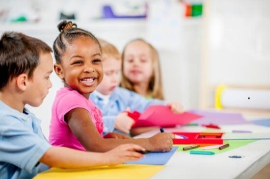 Children drawing