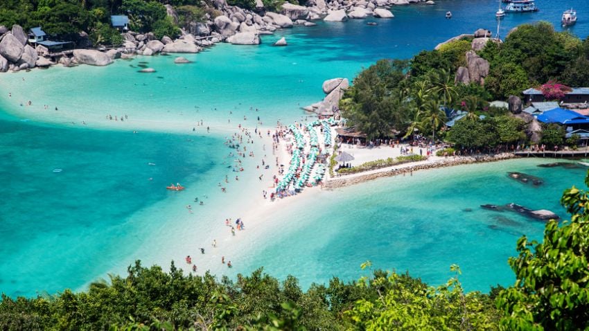 Ilha Koh Nangyuan, Tailândia -Se você deseja garantir sua nova vida no exterior e ao mesmo tempo manter seu dinheiro no bolso, a Tailândia não é mais uma boa opção
