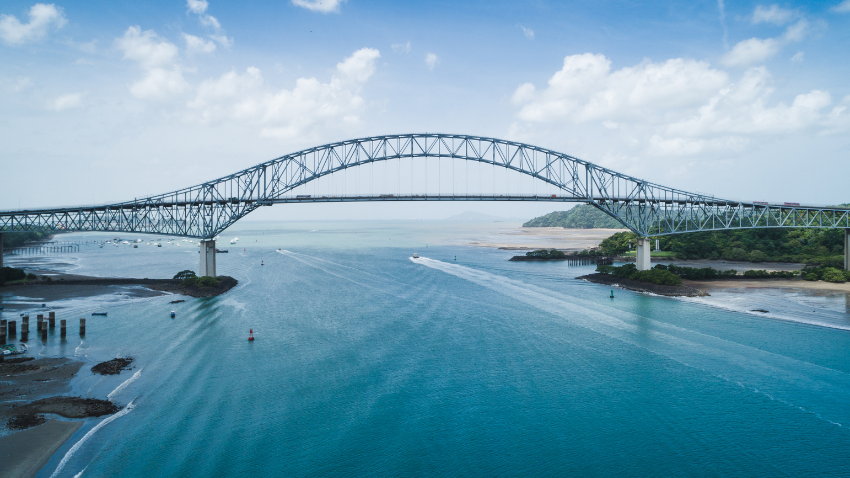 Ponte das Américas, localizada no Panamá