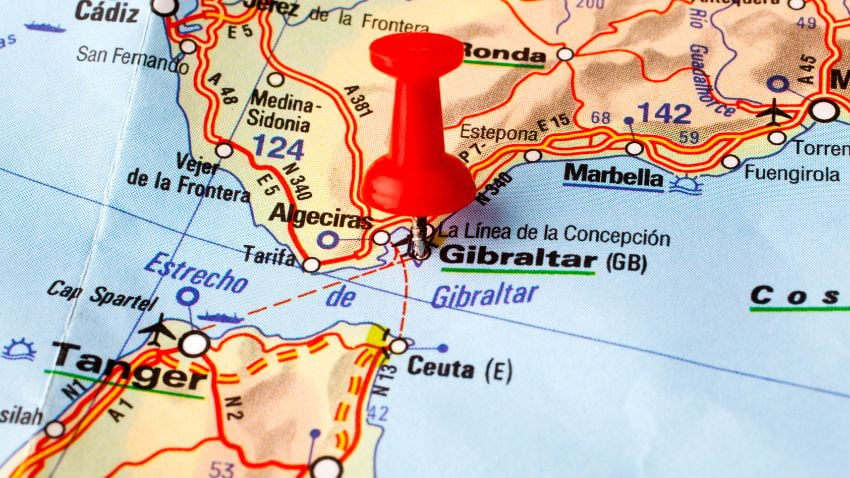Gibraltar en el Mapa