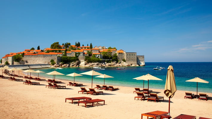 Playa en Montenegro
