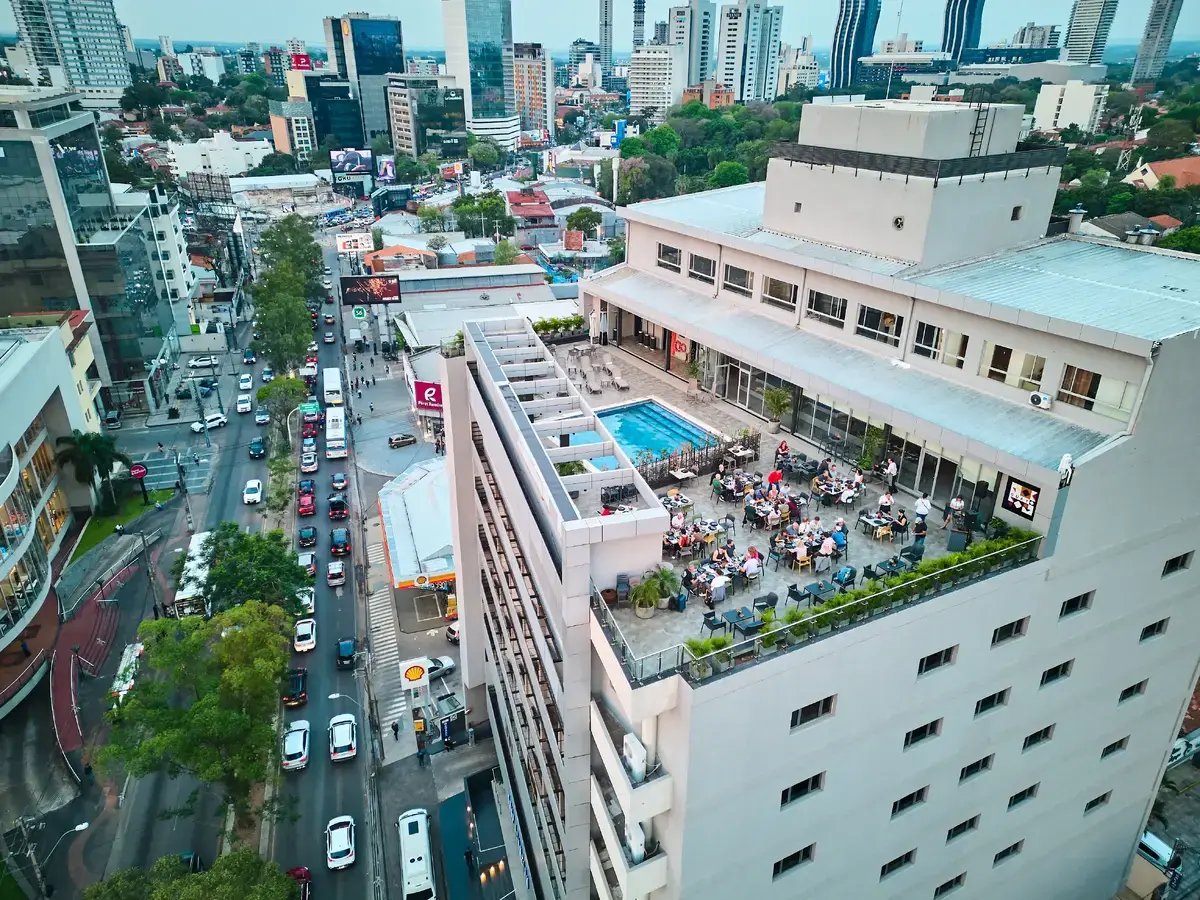 Photo taken with a drone during the September Paraguay tour, 2025