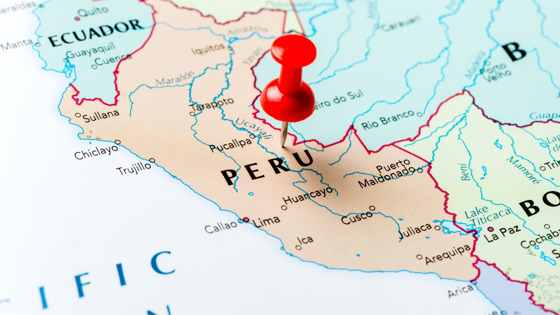 Map of Peru