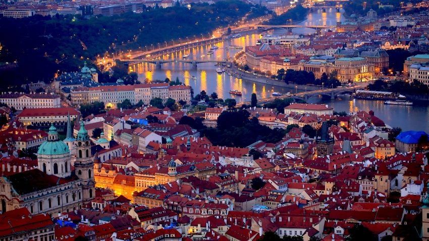 Prague, Czech Republic - The growth in the number of digital nomads is not only the result of technological advances, but a change in mentality, many dream of a lifestyle where they dont have to live to work, but rather work to live