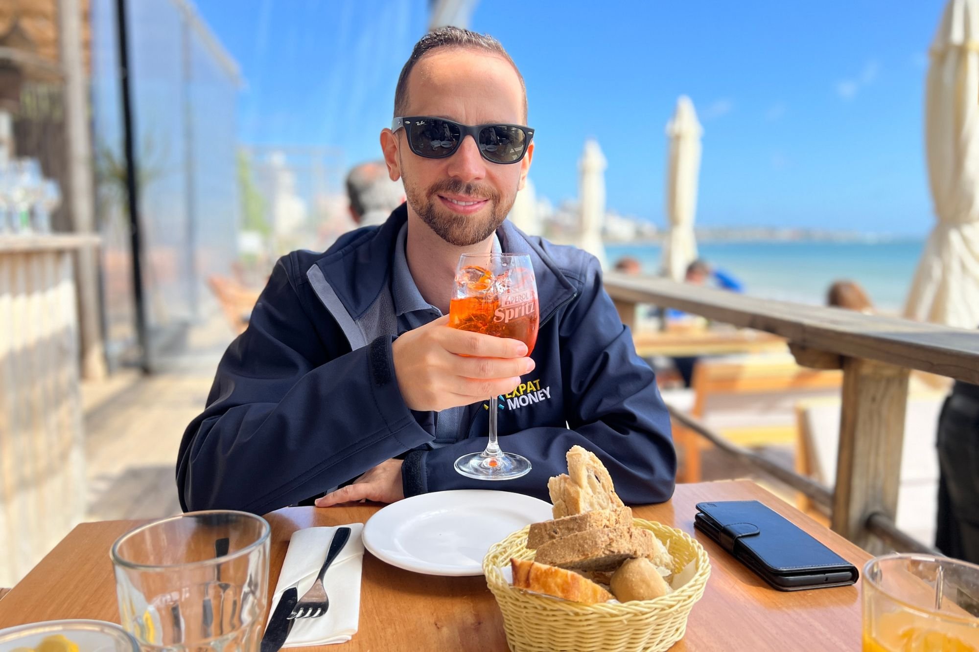 Restaurant Muelle - first day arrived to Punta del Este, Uruguay - Aperol Spritz