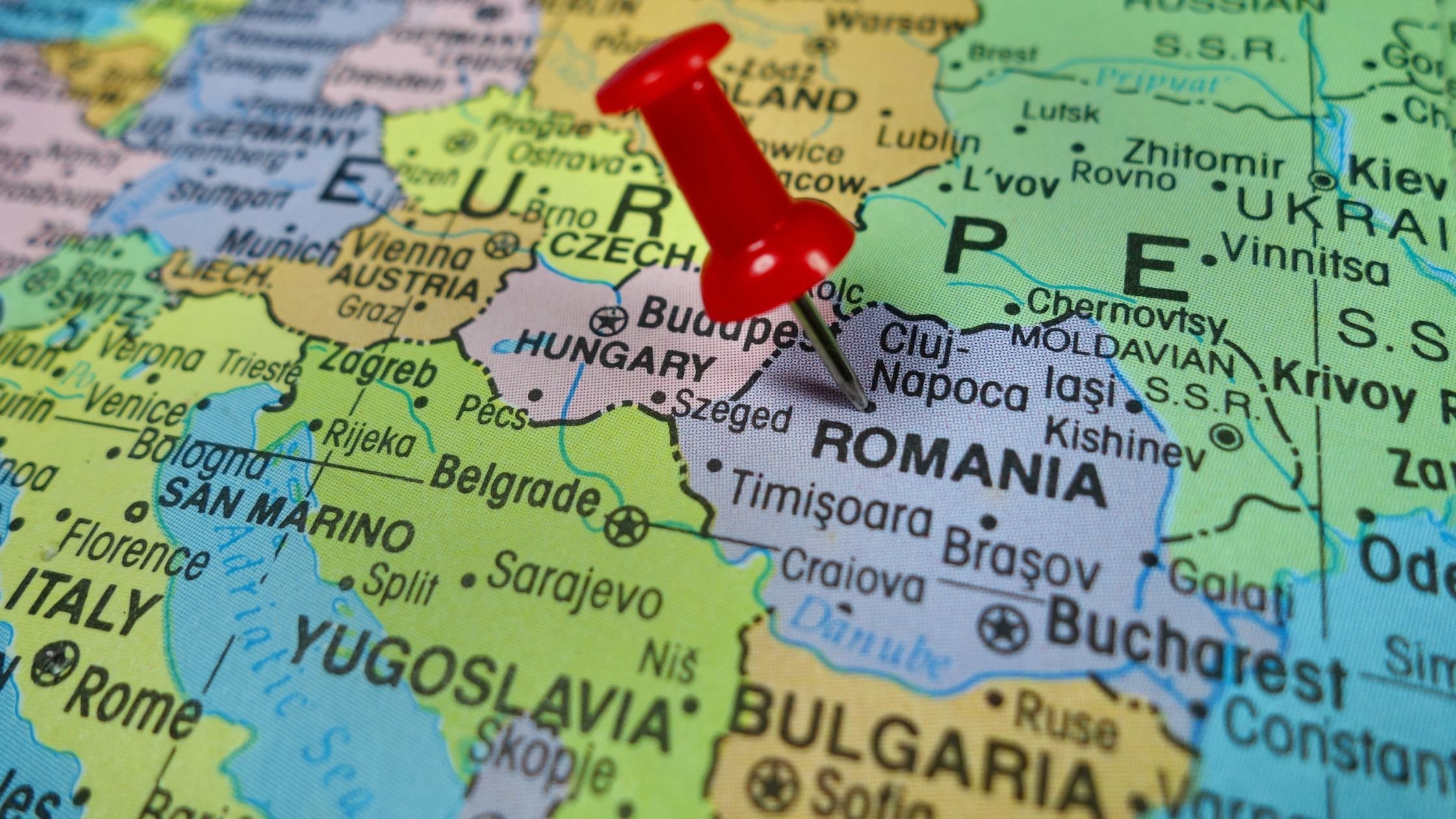 Romênia no Mapa