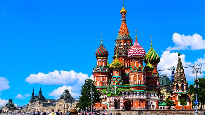 Catedral de San Basilio Moscú, Rusia