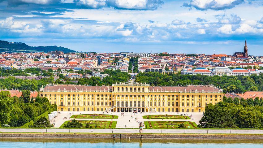 Schonbrunn Palace in Vienna, Austria - Austria may grant citizenship for significant economic contributions, like investments that boost the economy, but terms are not quantified and highly discretionary.