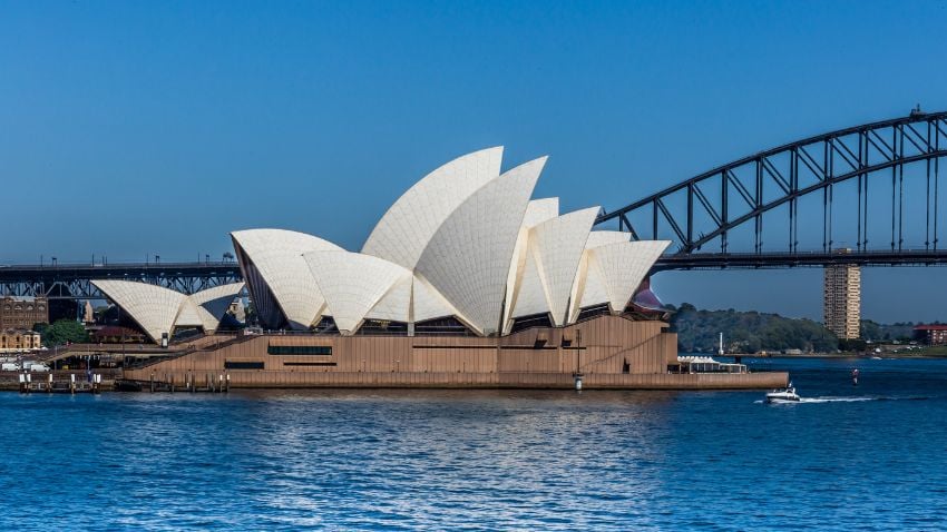 Sydney Opera House in Sydney, Australia. 