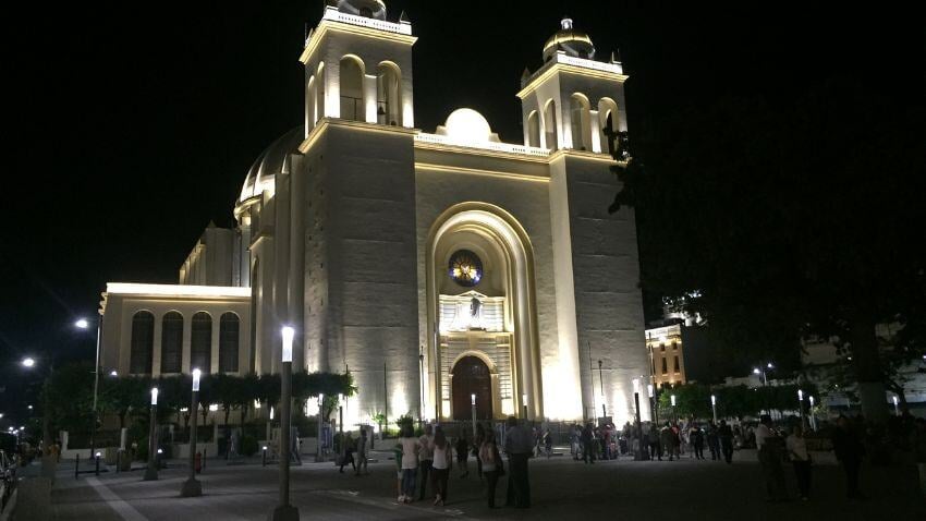 The metropolitan Cathedral of San Salvador, El Salvador