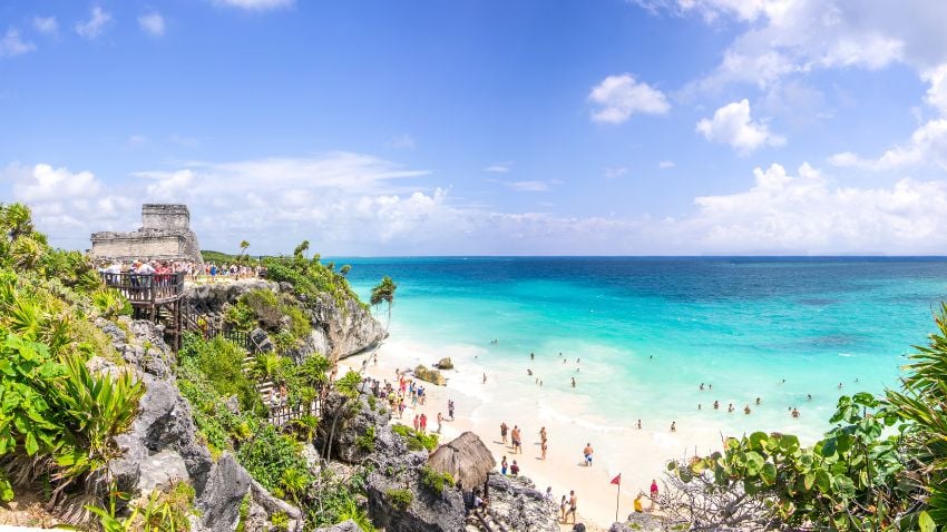 Obtaining your Permanent Residency, you and your family can enjoy the beauty Tulum beach, in Mexico 
