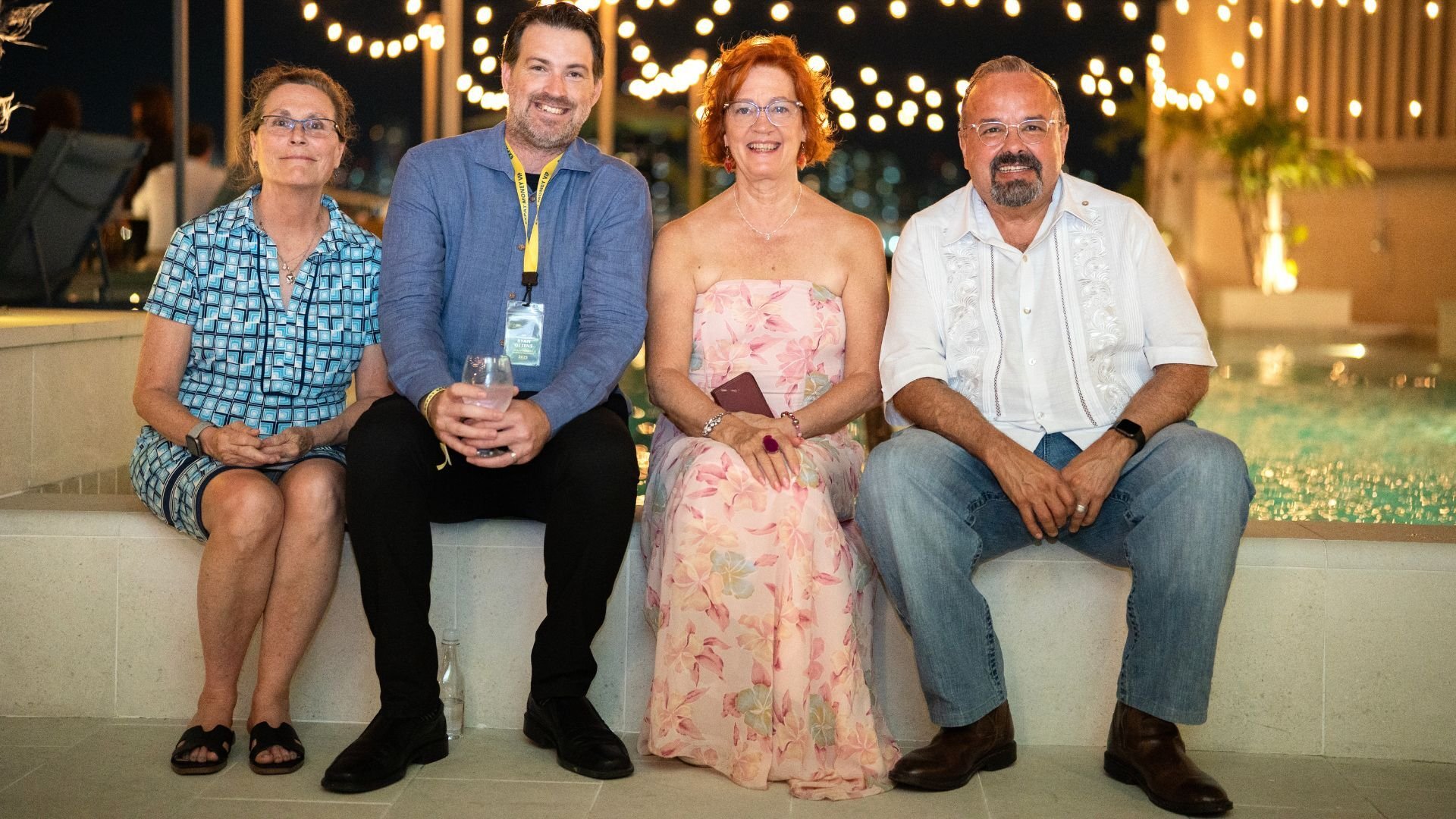 Susan and guests