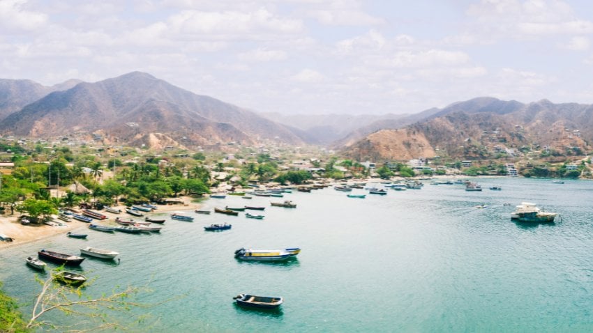 View of a small colombian fishing village and hippie paradise called Taganga - Access to quality healthcare services is a significant benefit for retirees, and the presence of English-speaking medical professionals adds to the convenience.