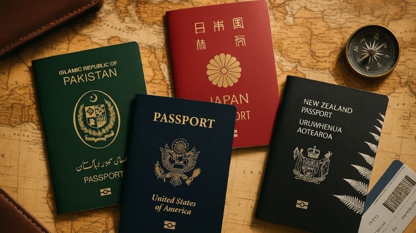 What Do The Colours Of Passports Around The World Mean?
