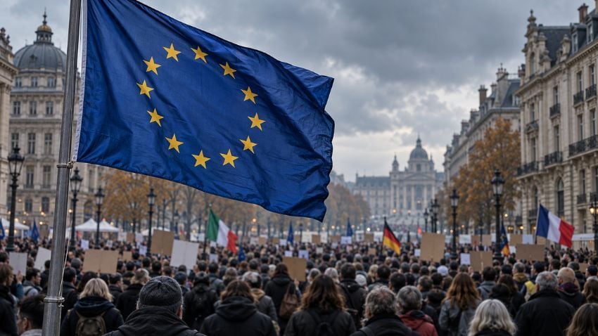 Protests spread across Europe as students, unions and demonstrators take to the streets in France, Belgium, Italy, Spain, Portugal and Greece.