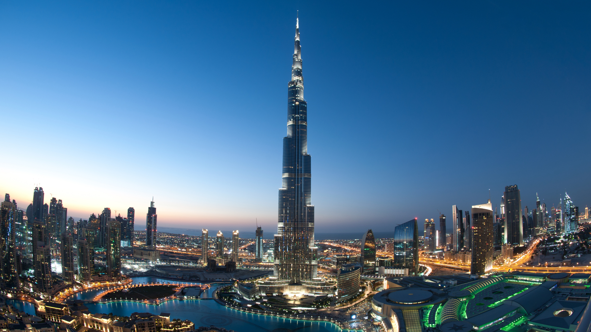Burj Khalifa, arranha-céu em Dubai, Emirados Árabes Unidos