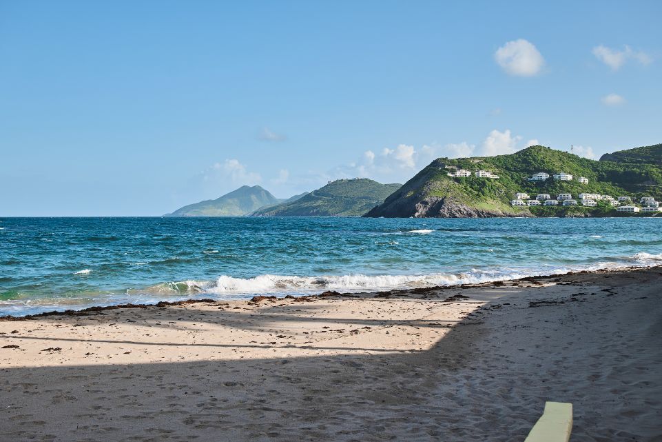 St. Kitts Beach panoramic view