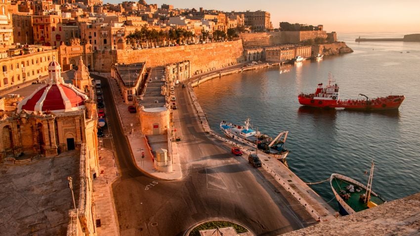 Grand Harbour of Valetta, Malta