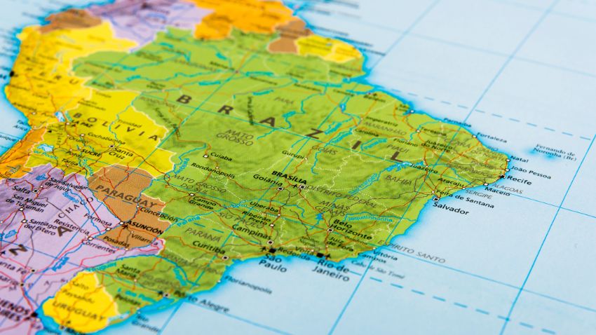 Map of Brazil - You can opt for the bustling urban life of cities like Sao Paulo or Rio de Janeiro, with their vibrant nightlife and cultural scenes, or seek a more laid-back existence in smaller towns and rural areas.
