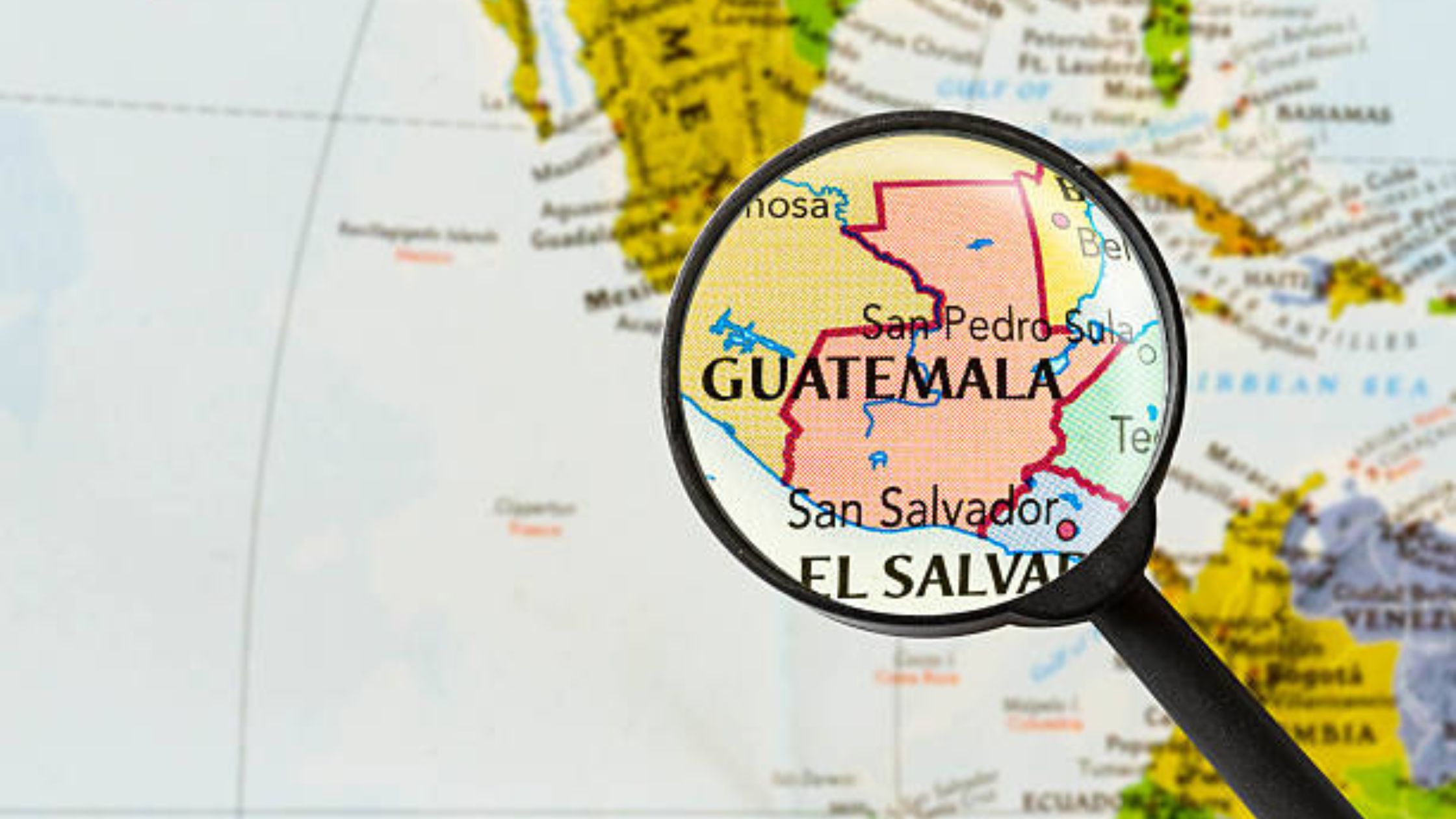 mapa da Guatemala