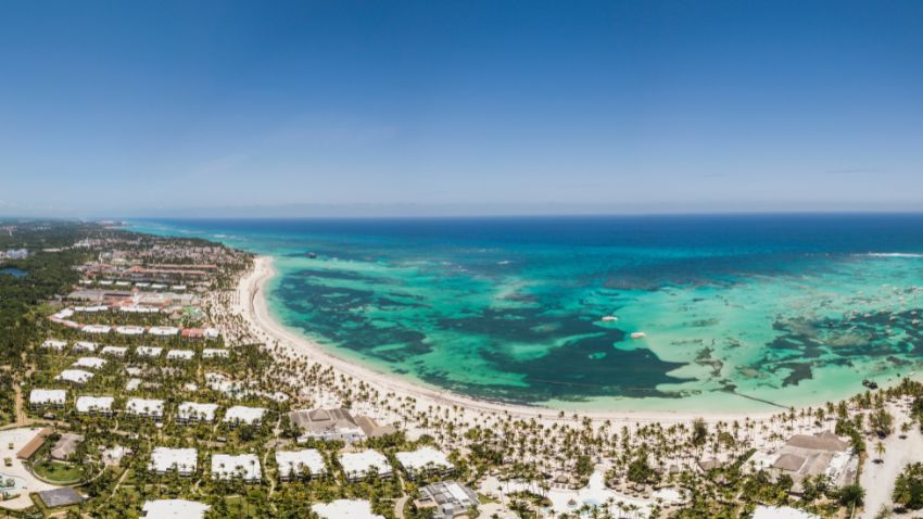 Vista de la Playa en Punta Cana, República Dominicana