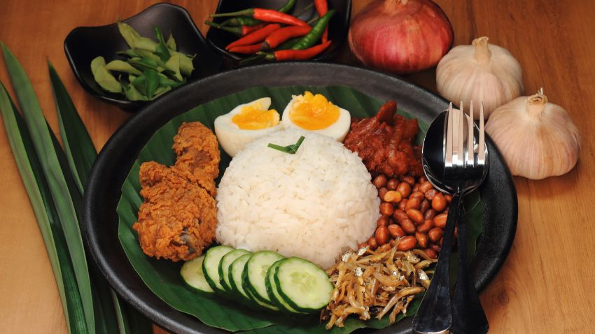 La comida icónica de Malasia, Nasi Lemak