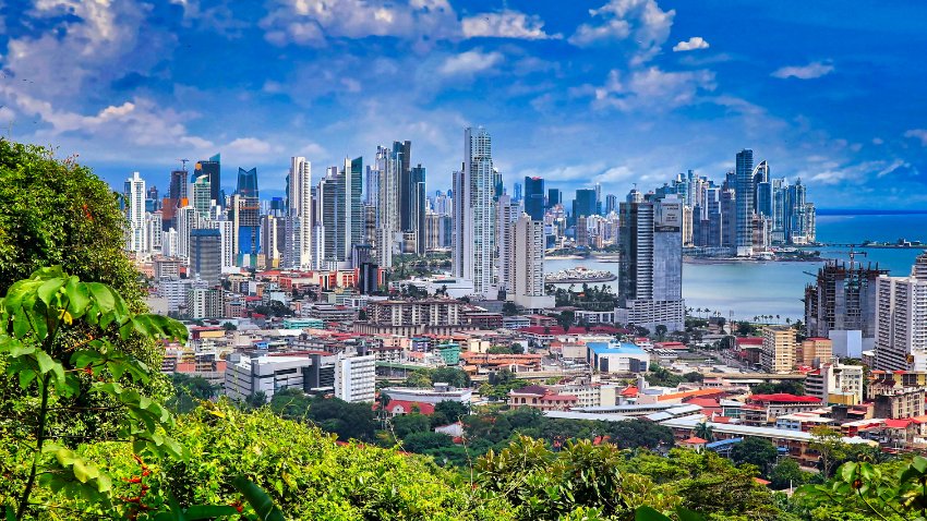 Vista desde el Cerro Ancón, Ciudad de Panamá, Panamá