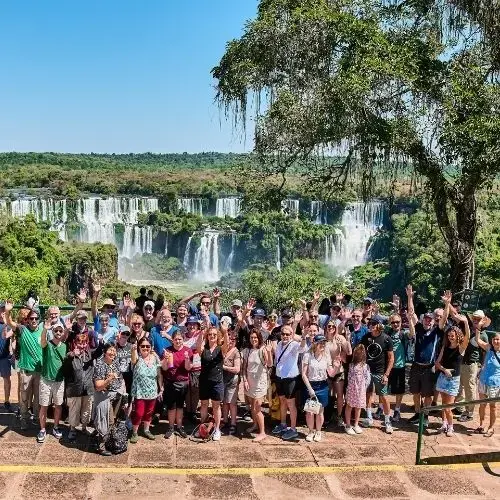 Expat Money Community visiting the Iguazu Falls