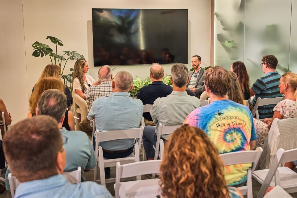 Group of people talking about Raising the Next Generation: Education, Formation and Family Culture