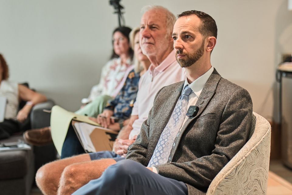 Attending a presentation about Launching the Next Generation